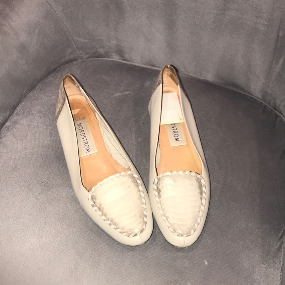 Nordstrom snake skin flats
